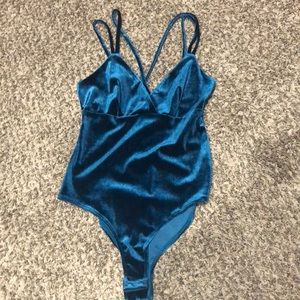 Forever 21 Teal Bodysuit